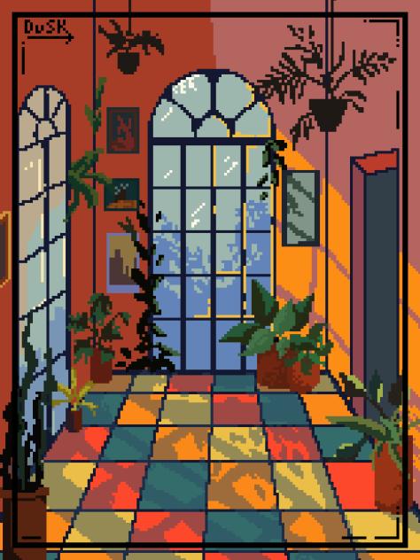 Pixel greenhouse