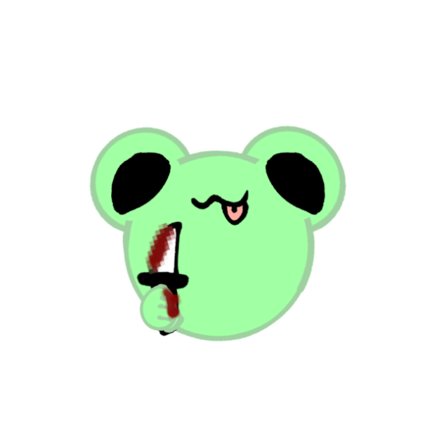 Evil frog kills a man