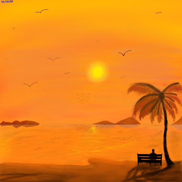 Sunset - ibisPaint