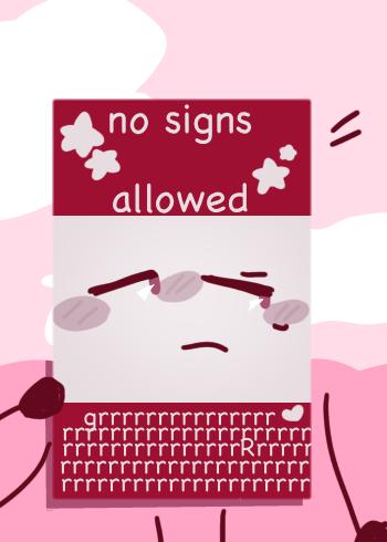 no signs sign