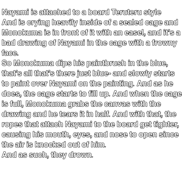 How Nayami gets executed.