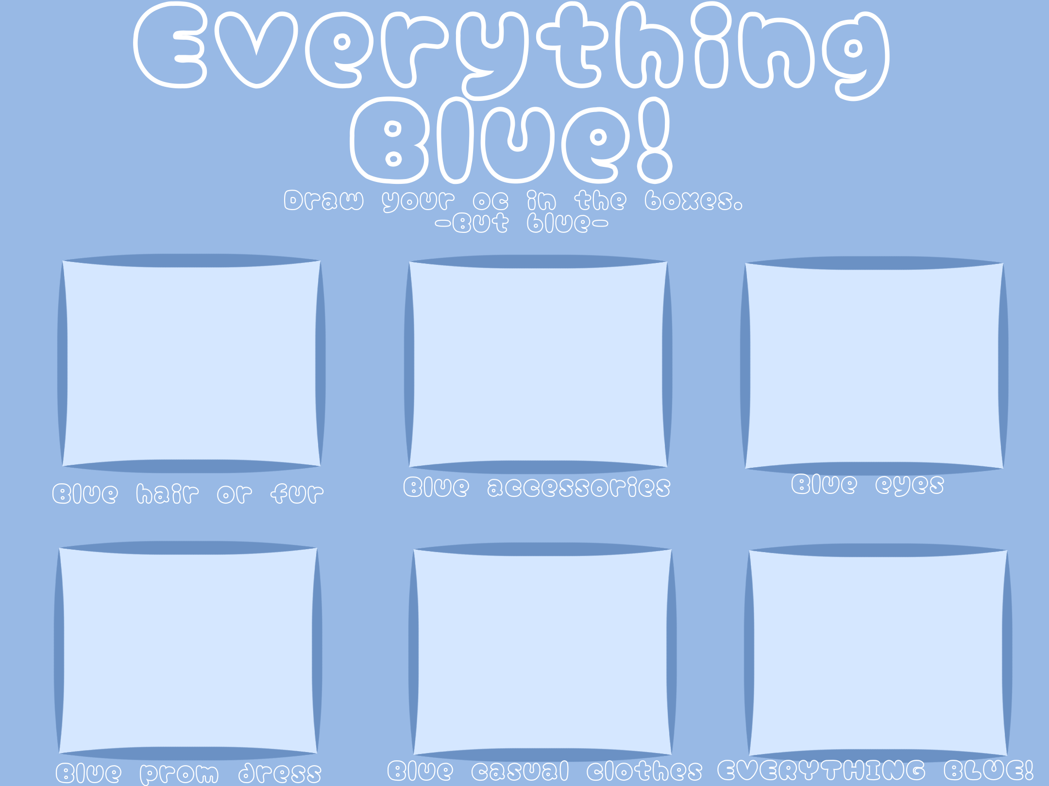 everything blue ibisPaint