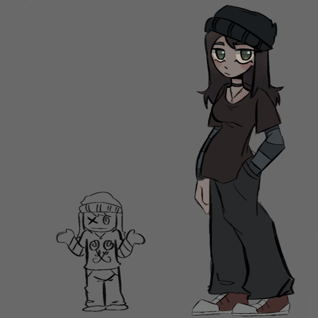 not finished girl