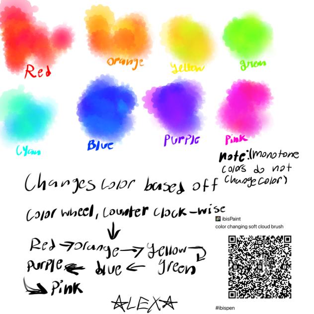 color changing soft cloud brush☁️