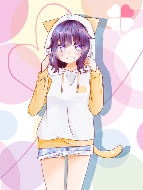 にゃんこパーカー