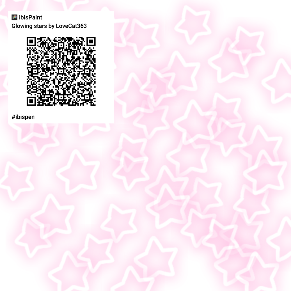 Glowing Stars brush (pink) - ibisPaint