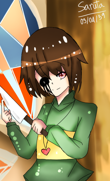Speedpaint - Chara (undertale) - ibisPaint