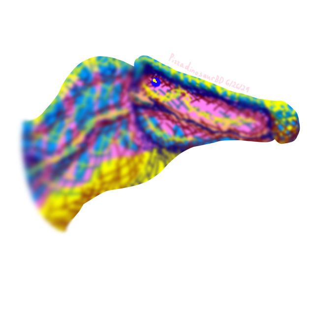 Colourblind-Draw Spinosaurus