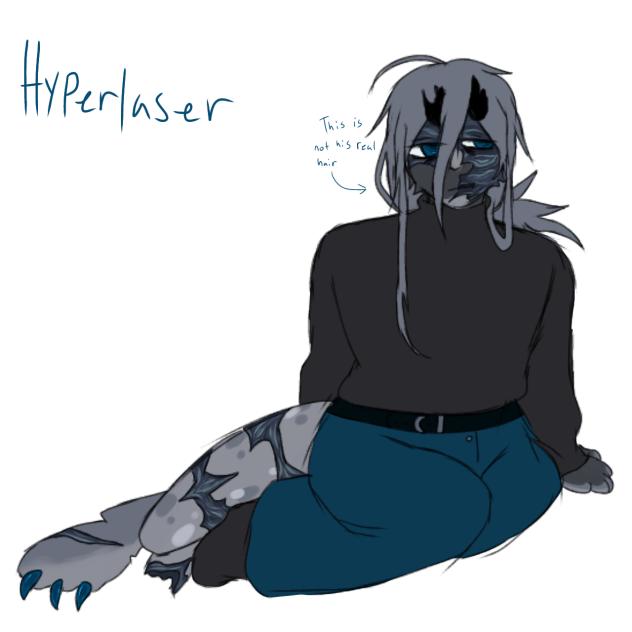 Hyperlaser doodle