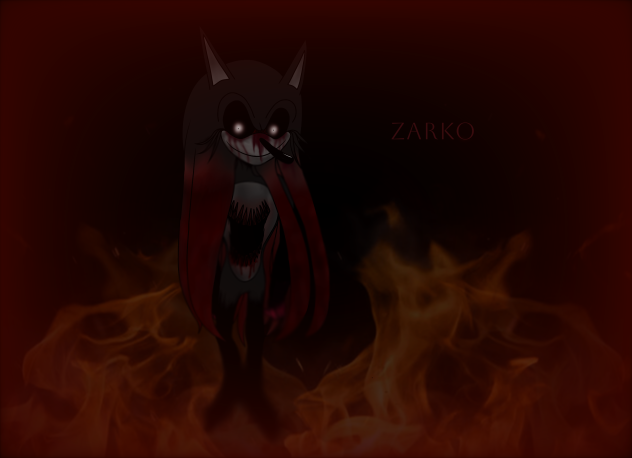 The flames are rising