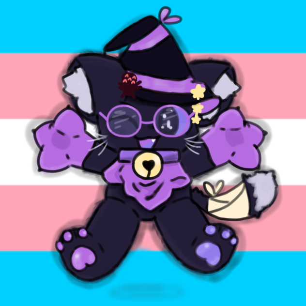 Happy Pride month! 🏳️‍⚧️🐈‍⬛🪄