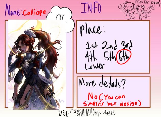 Prize Sheet
