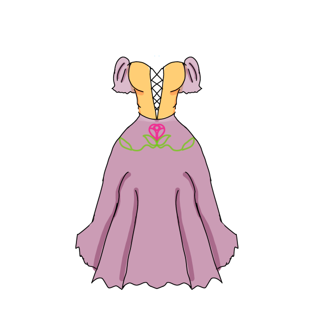 Vintage European gown