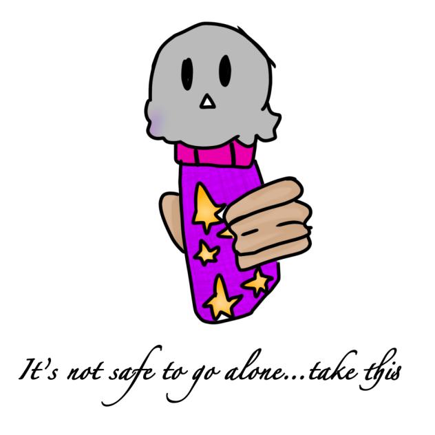Pigeon in a sock