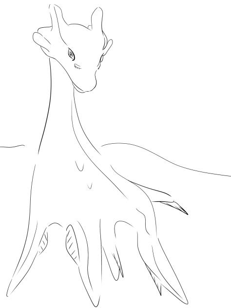 Concept art Alien 2 Sea deers