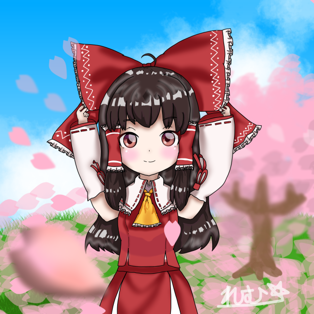 春の霊夢🌸🔴