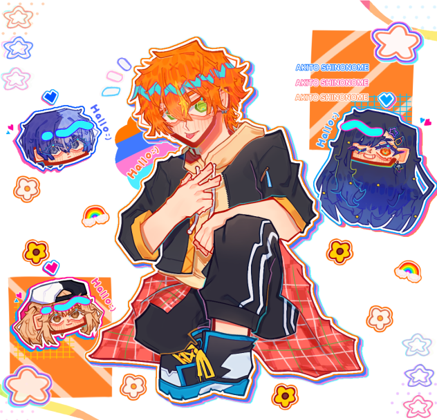 ᴀᴋɪᴛᴏ‼️🧡💙🩵🩷