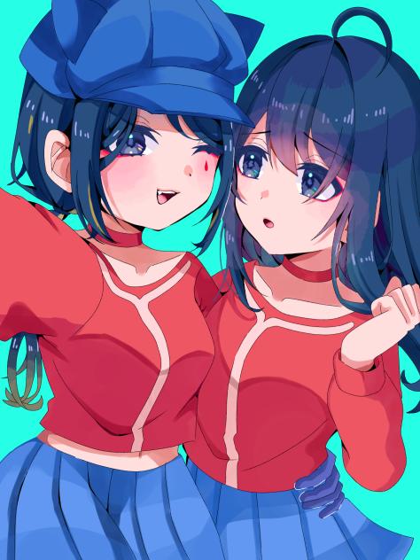 見て！私そっくりな女の子！