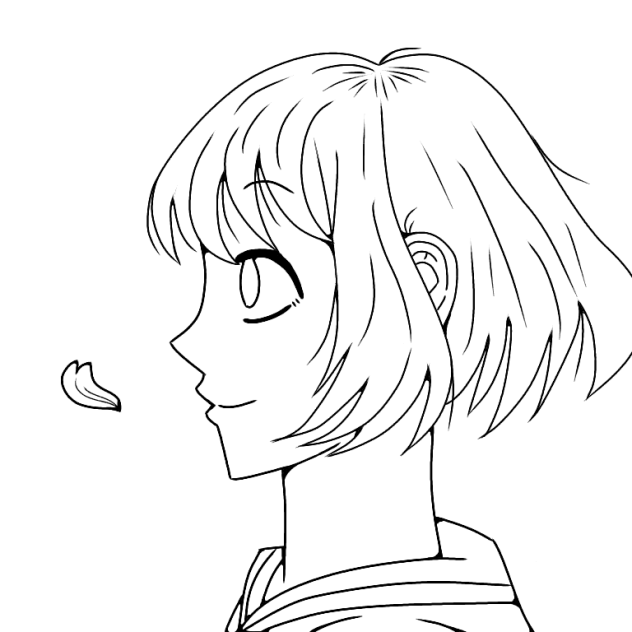 線画だよ！！塗ってね！！←