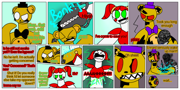 N-o Closure. p10 FNaF fanmade comic