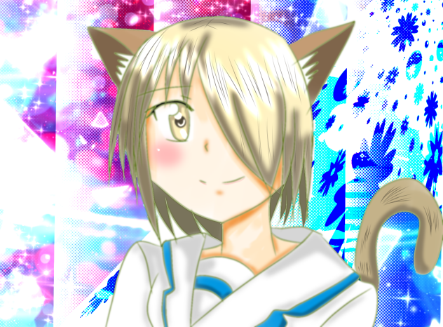 猫、みみ