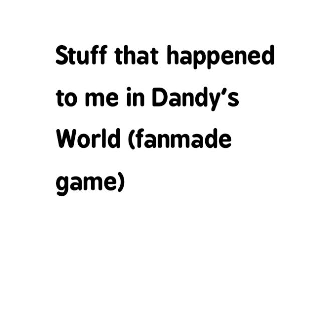 Stuff that happened in Dw