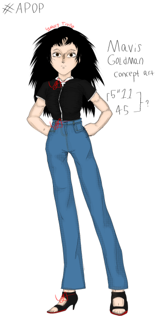 Mavis Goldman Concept Art