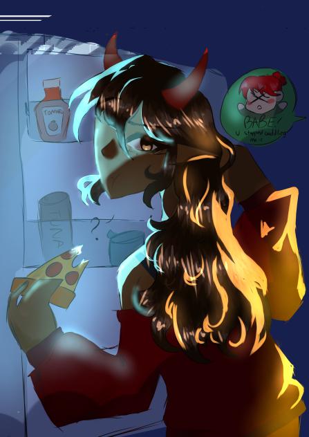 Late night snack🍕