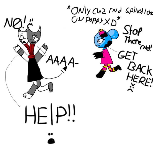 rnd spilled ichor on poppy on accident