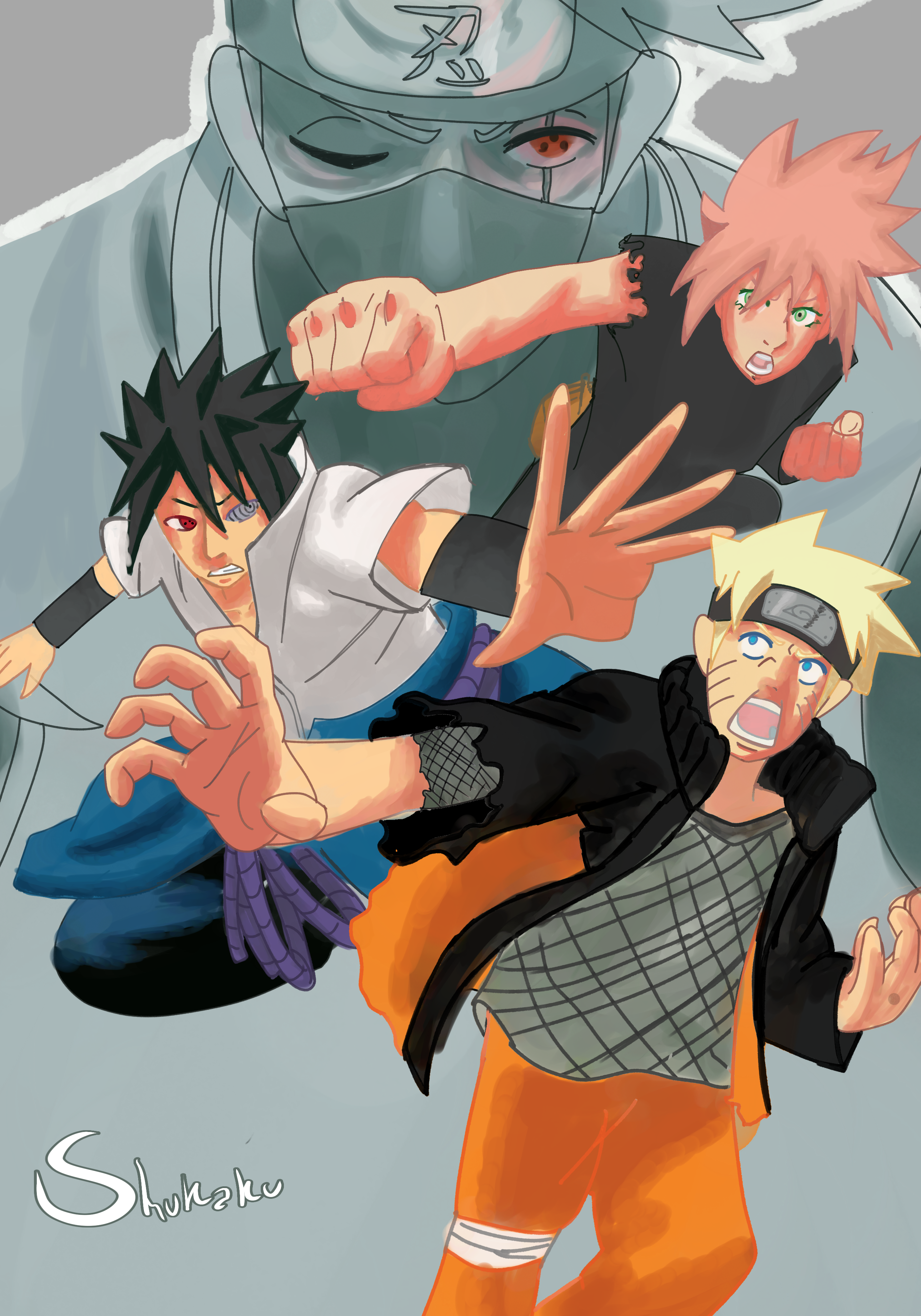 Naruto Manga Cover 71 Remake - ibisPaint
