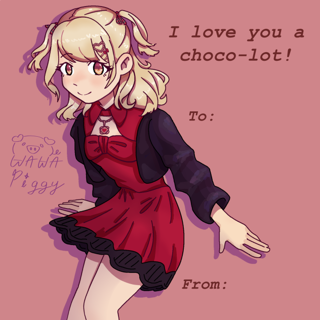 was for valentine’s day