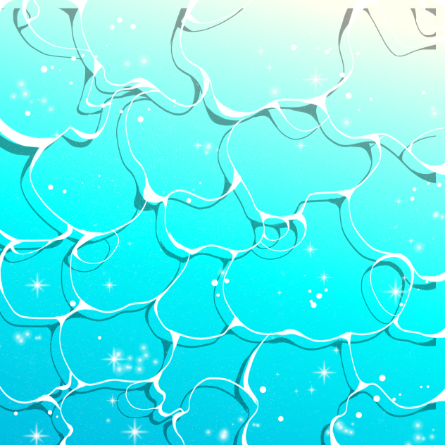 How to draw super easy water background