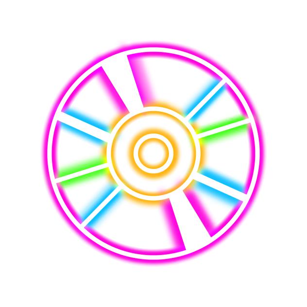 Y2k CD neon