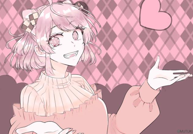 （リメイク）無月さんの線画を塗りました