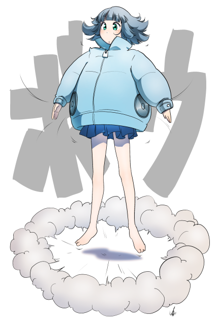 空調服少女