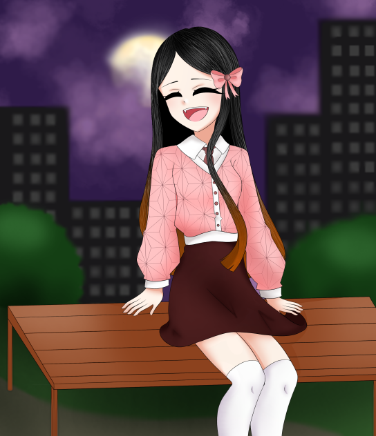 モダンな 禰豆子