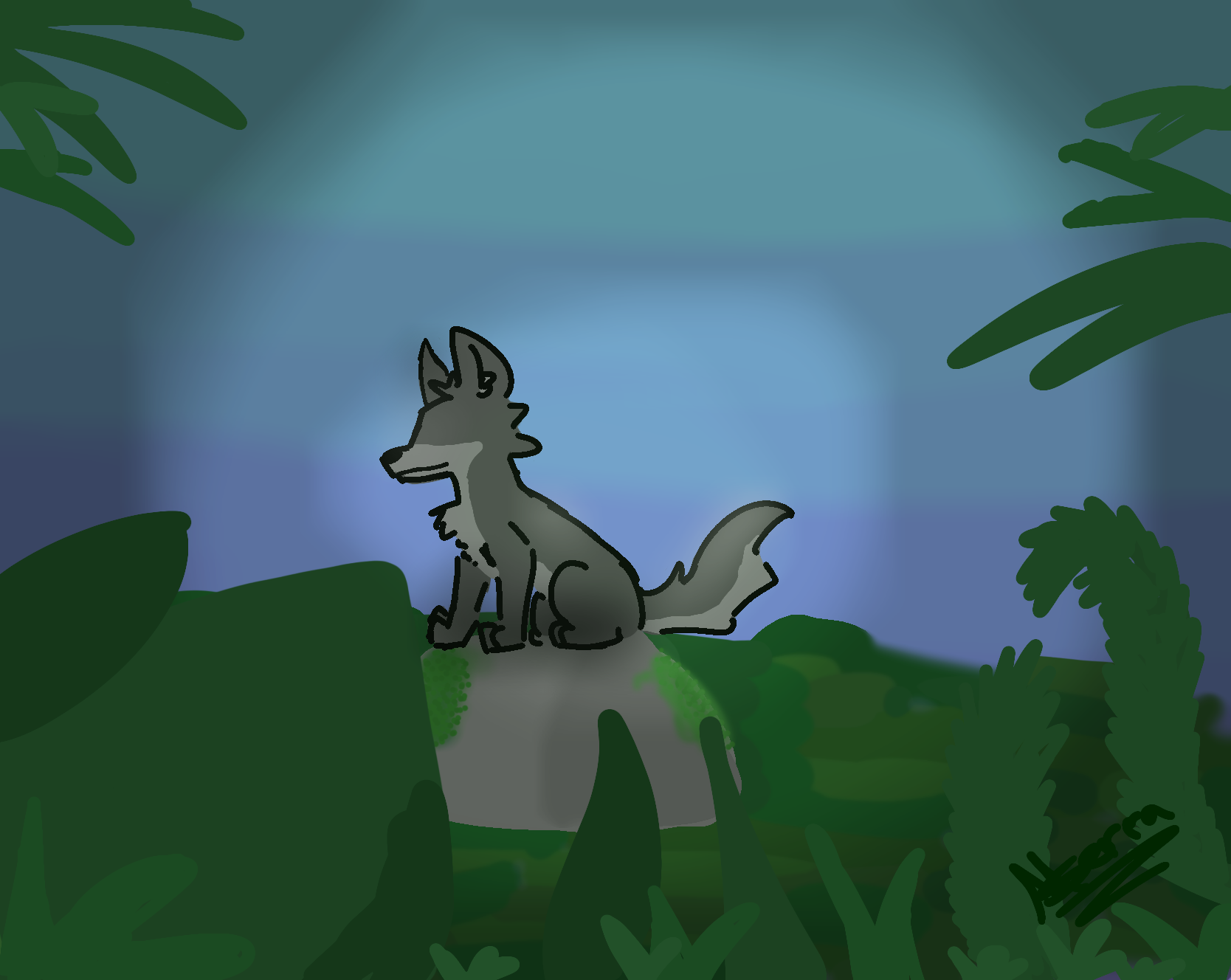 Wolf 1 - ibisPaint