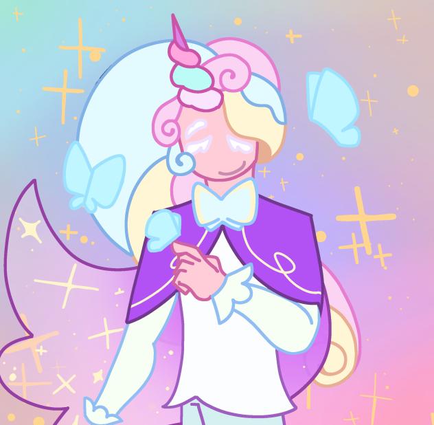 creme unicorn cookie