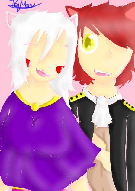 Speed art- Mangle x Foxy
