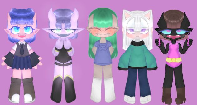 chibi girls