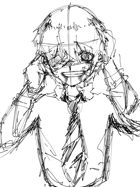 太宰落書き