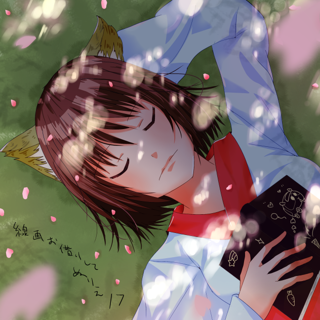 線画お借りして塗り絵17