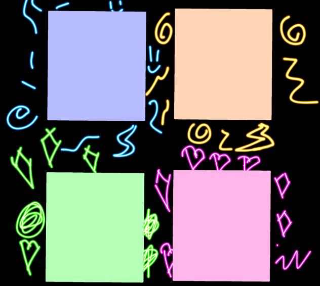 neon anamtoin backround