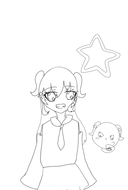 キラちゃん塗り絵