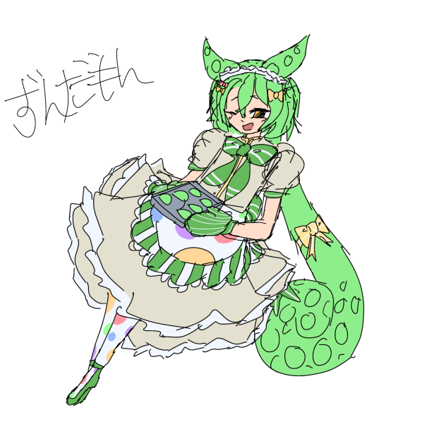 Zundamon colored in ：D