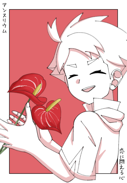 君に花言葉を　アンスリウム