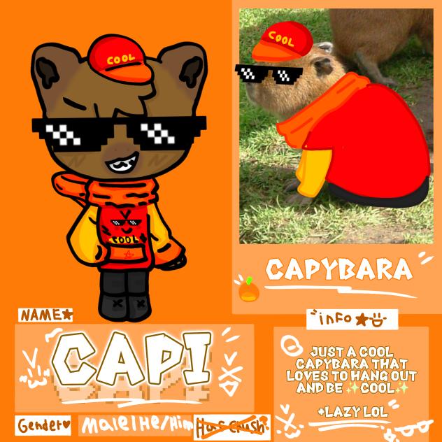 Character 4 My Comic !! - Capi 🧡😎✨