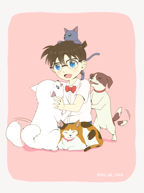 コナンとモフモフ