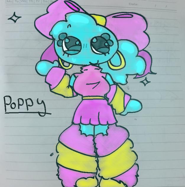 i colored poppy