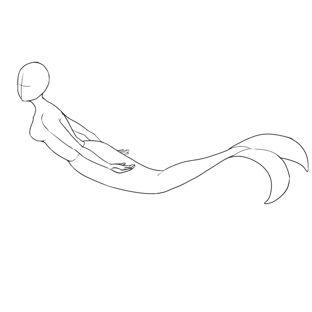 IBM2809 Mermaid c swimming h